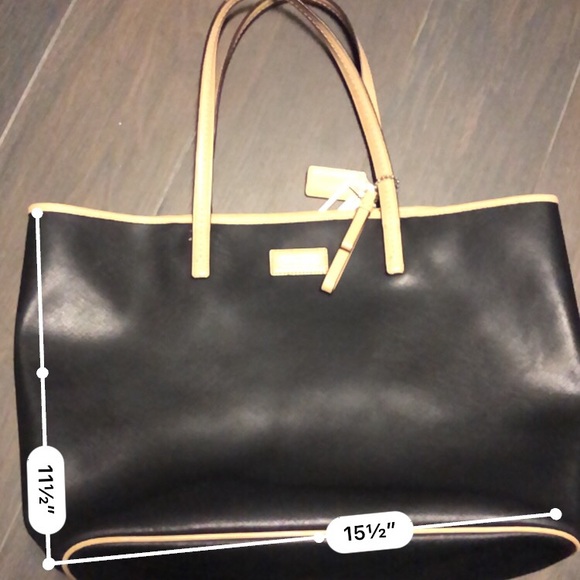 Black Coach Tote - Picture 3 of 3